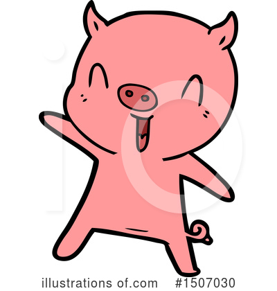 Royalty-Free (RF) Pig Clipart Illustration by lineartestpilot - Stock Sample #1507030