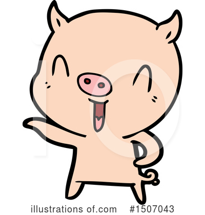 Royalty-Free (RF) Pig Clipart Illustration by lineartestpilot - Stock Sample #1507043