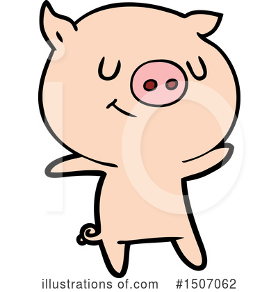 Royalty-Free (RF) Pig Clipart Illustration by lineartestpilot - Stock Sample #1507062