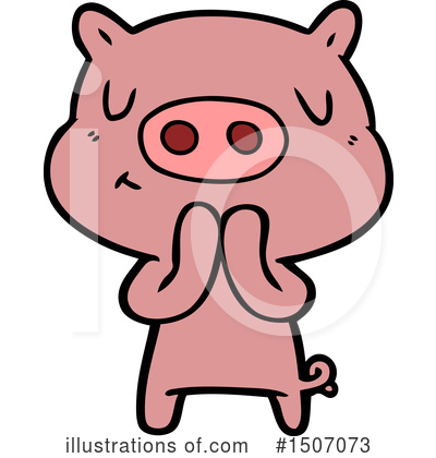 Royalty-Free (RF) Pig Clipart Illustration by lineartestpilot - Stock Sample #1507073