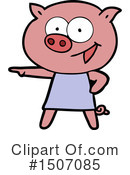Pig Clipart #1507085 by lineartestpilot
