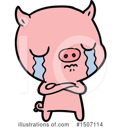Royalty-Free (RF) Pig Clipart Illustration by lineartestpilot - Stock Sample #1507114