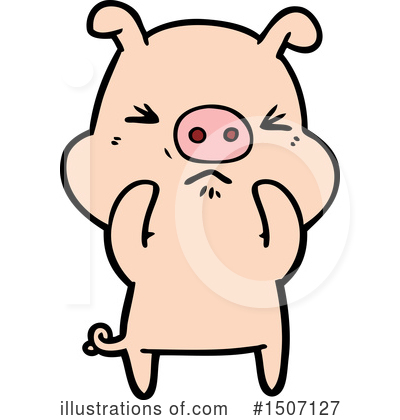 Royalty-Free (RF) Pig Clipart Illustration by lineartestpilot - Stock Sample #1507127