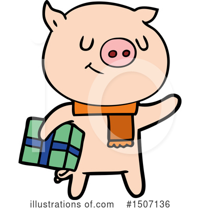 Royalty-Free (RF) Pig Clipart Illustration by lineartestpilot - Stock Sample #1507136