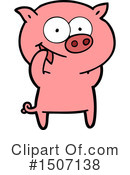 Pig Clipart #1507138 by lineartestpilot