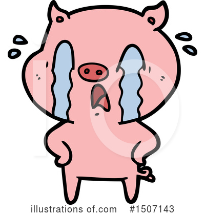 Royalty-Free (RF) Pig Clipart Illustration by lineartestpilot - Stock Sample #1507143