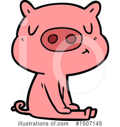 Royalty-Free (RF) Pig Clipart Illustration by lineartestpilot - Stock Sample #1507145