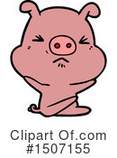 Pig Clipart #1507155 by lineartestpilot