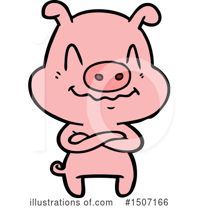 Royalty-Free (RF) Pig Clipart Illustration by lineartestpilot - Stock Sample #1507166