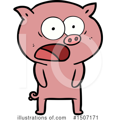Royalty-Free (RF) Pig Clipart Illustration by lineartestpilot - Stock Sample #1507171
