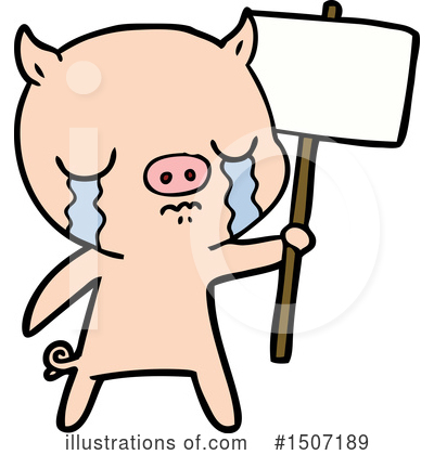Royalty-Free (RF) Pig Clipart Illustration by lineartestpilot - Stock Sample #1507189