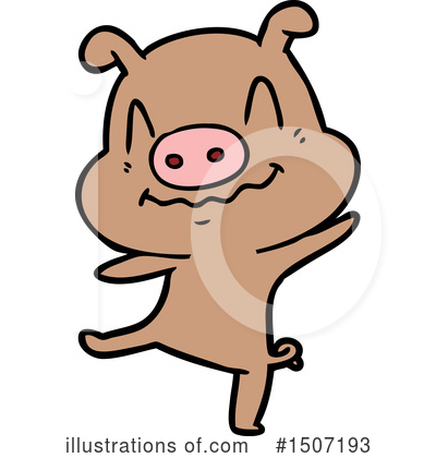 Royalty-Free (RF) Pig Clipart Illustration by lineartestpilot - Stock Sample #1507193