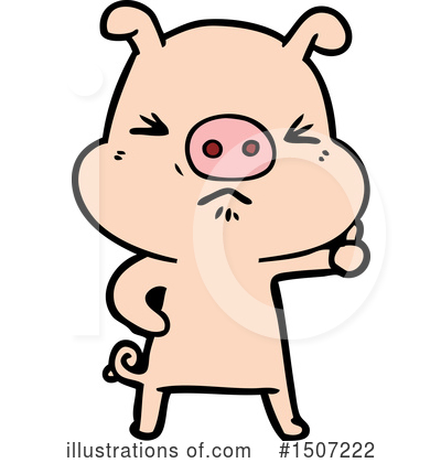 Royalty-Free (RF) Pig Clipart Illustration by lineartestpilot - Stock Sample #1507222