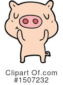 Pig Clipart #1507232 by lineartestpilot