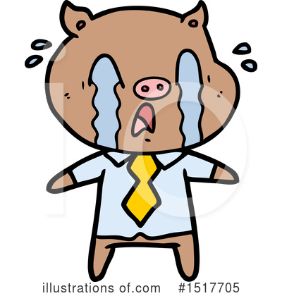 Royalty-Free (RF) Pig Clipart Illustration by lineartestpilot - Stock Sample #1517705