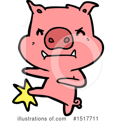 Royalty-Free (RF) Pig Clipart Illustration by lineartestpilot - Stock Sample #1517711