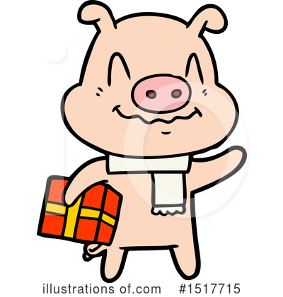 Royalty-Free (RF) Pig Clipart Illustration by lineartestpilot - Stock Sample #1517715