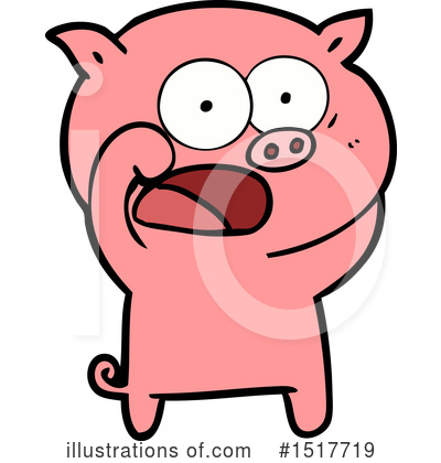 Royalty-Free (RF) Pig Clipart Illustration by lineartestpilot - Stock Sample #1517719