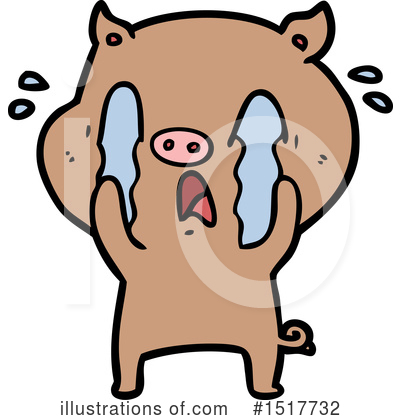 Royalty-Free (RF) Pig Clipart Illustration by lineartestpilot - Stock Sample #1517732