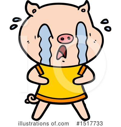 Royalty-Free (RF) Pig Clipart Illustration by lineartestpilot - Stock Sample #1517733