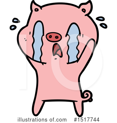 Royalty-Free (RF) Pig Clipart Illustration by lineartestpilot - Stock Sample #1517744
