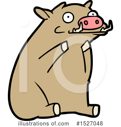 Royalty-Free (RF) Pig Clipart Illustration by lineartestpilot - Stock Sample #1527048