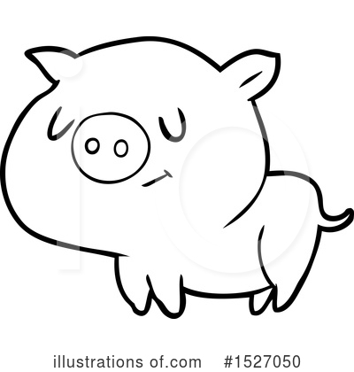 Royalty-Free (RF) Pig Clipart Illustration by lineartestpilot - Stock Sample #1527050
