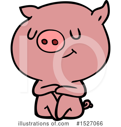 Royalty-Free (RF) Pig Clipart Illustration by lineartestpilot - Stock Sample #1527066