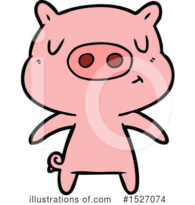 Royalty-Free (RF) Pig Clipart Illustration by lineartestpilot - Stock Sample #1527074