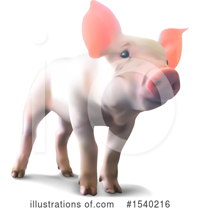 Royalty-Free (RF) Pig Clipart Illustration by dero - Stock Sample #1540216