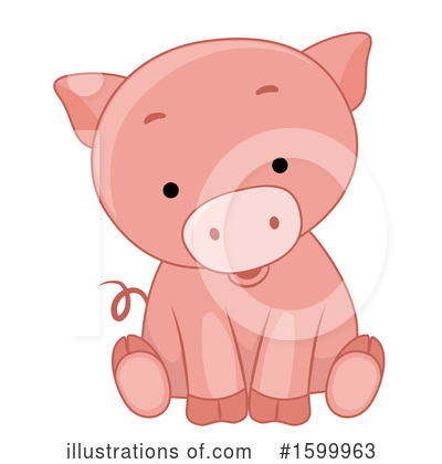 Royalty-Free (RF) Pig Clipart Illustration by BNP Design Studio - Stock Sample #1599963