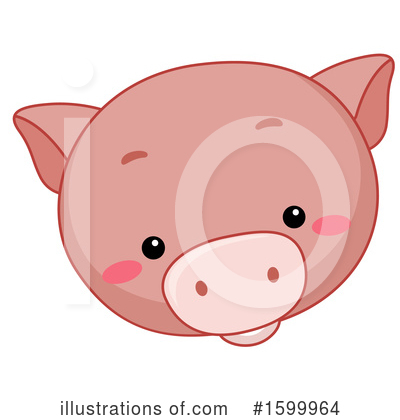 Royalty-Free (RF) Pig Clipart Illustration by BNP Design Studio - Stock Sample #1599964