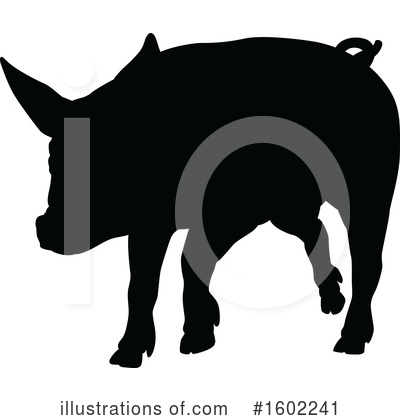 Royalty-Free (RF) Pig Clipart Illustration by AtStockIllustration - Stock Sample #1602241