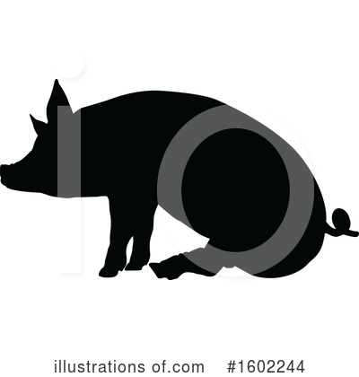 Royalty-Free (RF) Pig Clipart Illustration by AtStockIllustration - Stock Sample #1602244