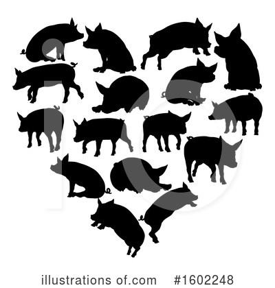 Royalty-Free (RF) Pig Clipart Illustration by AtStockIllustration - Stock Sample #1602248