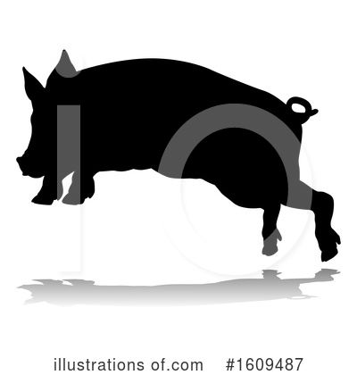 Royalty-Free (RF) Pig Clipart Illustration by AtStockIllustration - Stock Sample #1609487