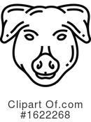 Pig Clipart #1622268 by Vector Tradition SM