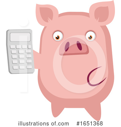 Royalty-Free (RF) Pig Clipart Illustration by Morphart Creations - Stock Sample #1651368