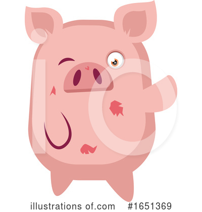 Royalty-Free (RF) Pig Clipart Illustration by Morphart Creations - Stock Sample #1651369