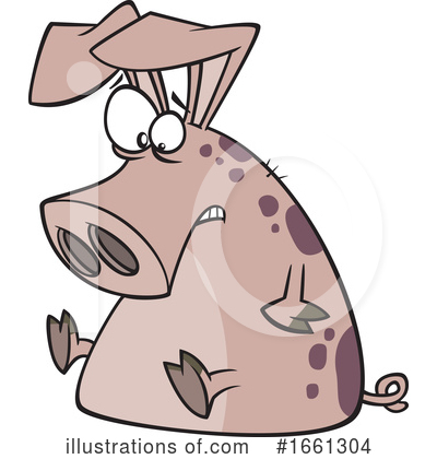 Royalty-Free (RF) Pig Clipart Illustration by toonaday - Stock Sample #1661304
