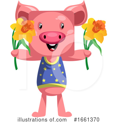 Royalty-Free (RF) Pig Clipart Illustration by Morphart Creations - Stock Sample #1661370
