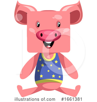 Royalty-Free (RF) Pig Clipart Illustration by Morphart Creations - Stock Sample #1661381