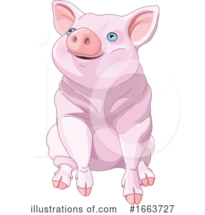 Pig Clipart #1663727 by Pushkin