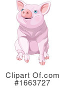 Pig Clipart #1663727 by Pushkin