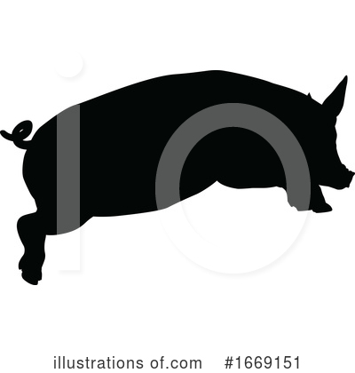 Royalty-Free (RF) Pig Clipart Illustration by AtStockIllustration - Stock Sample #1669151