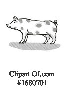 Pig Clipart #1680701 by patrimonio