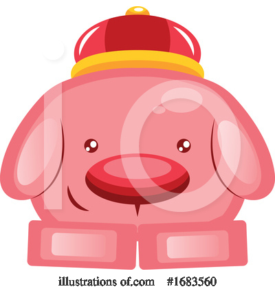Royalty-Free (RF) Pig Clipart Illustration by Morphart Creations - Stock Sample #1683560
