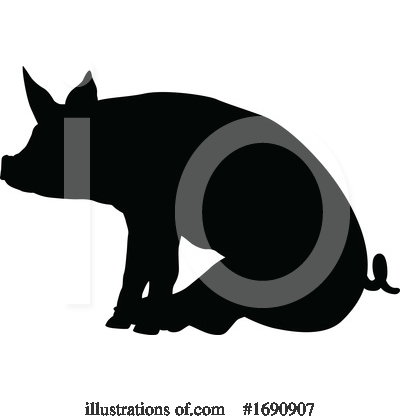 Royalty-Free (RF) Pig Clipart Illustration by AtStockIllustration - Stock Sample #1690907