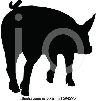 Royalty-Free (RF) Pig Clipart Illustration by AtStockIllustration - Stock Sample #1694579