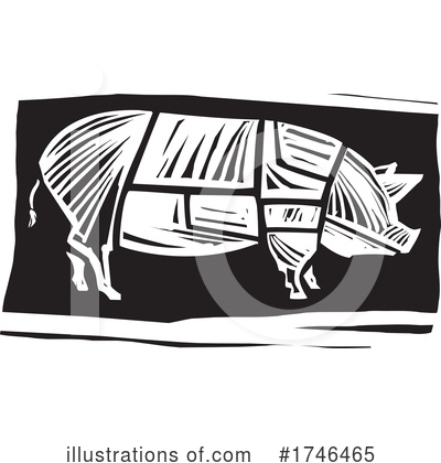 Royalty-Free (RF) Pig Clipart Illustration by xunantunich - Stock Sample #1746465